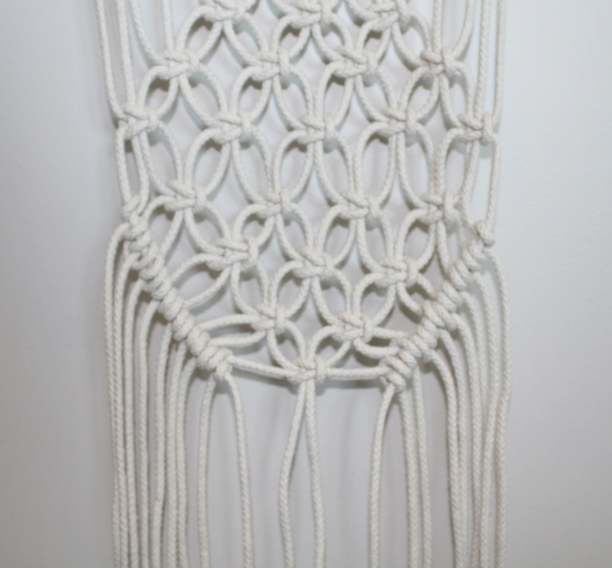 black and white macrame wall hanging - My French Twist