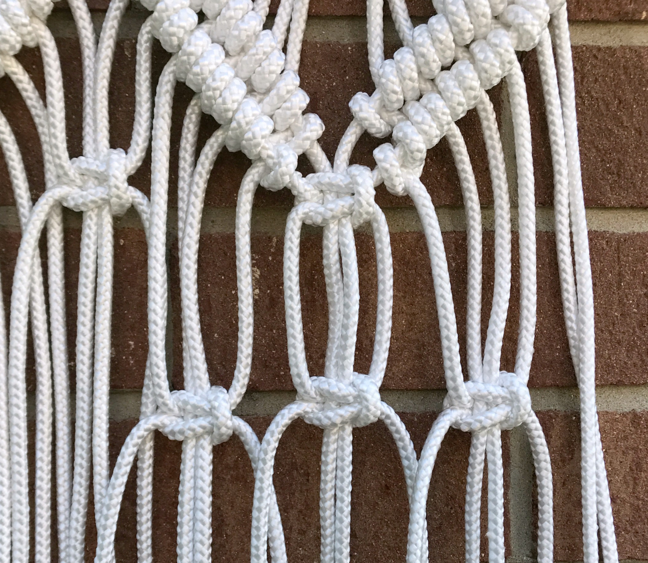 black and white macrame wall hanging - My French Twist