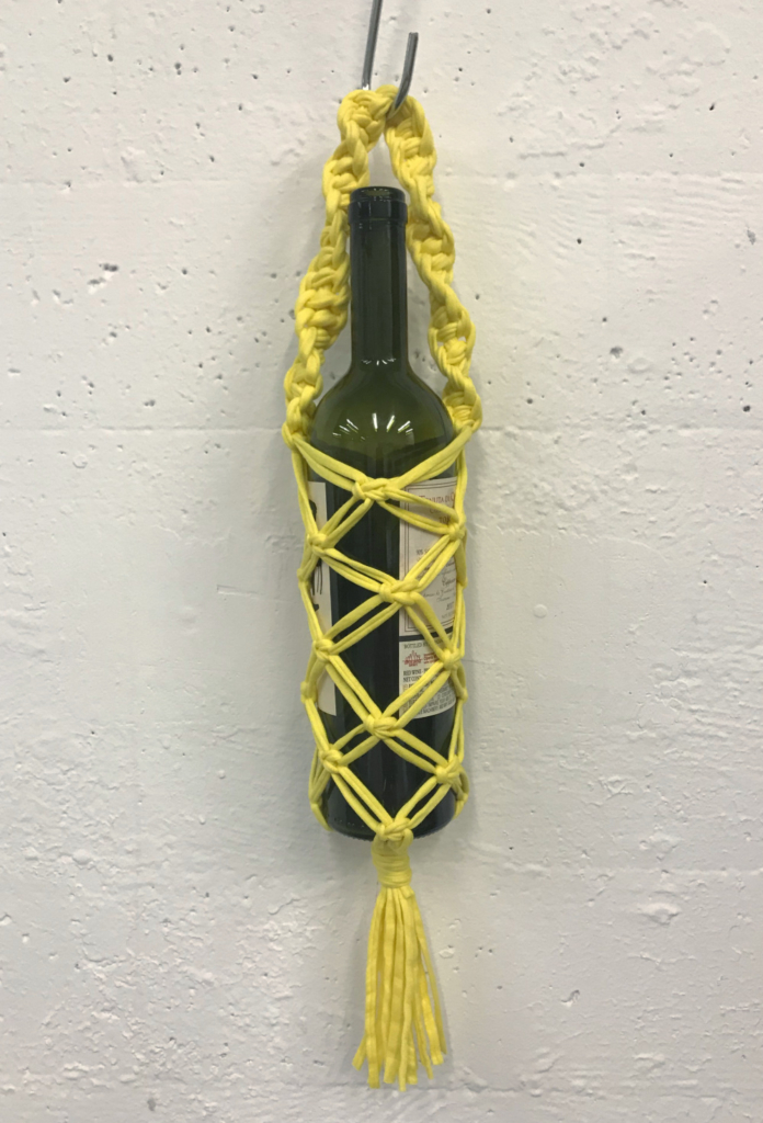 macrame wine bag tutorial My French Twist