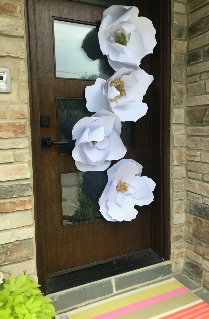 easy giant paper flowers - My French Twist