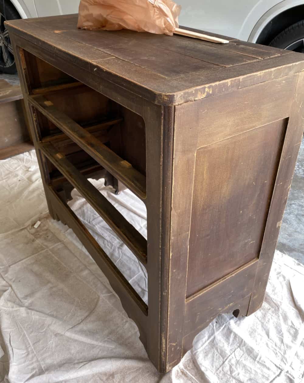 antique dresser chalk paint makeover - My French Twist