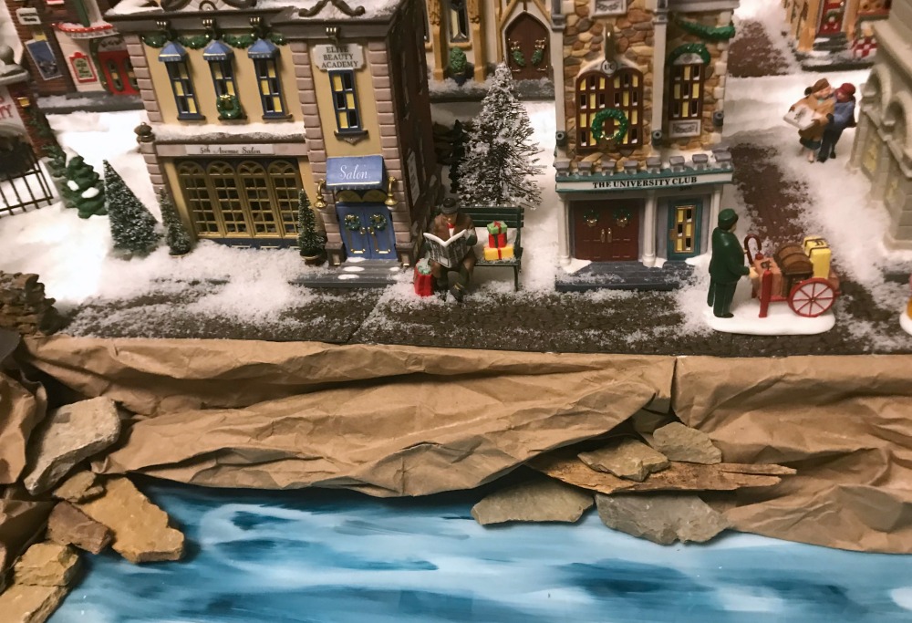 dickens christmas village display
