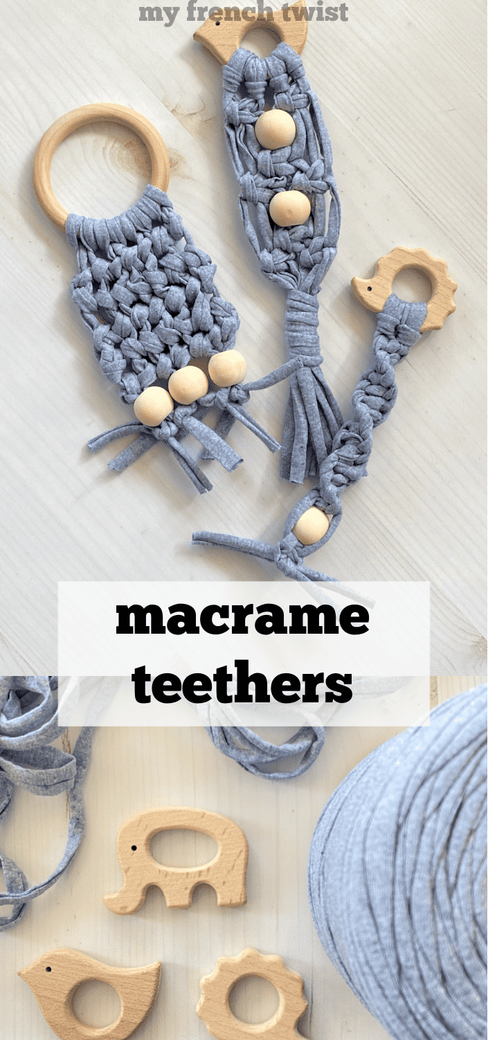 Macrame 2024 teething ring