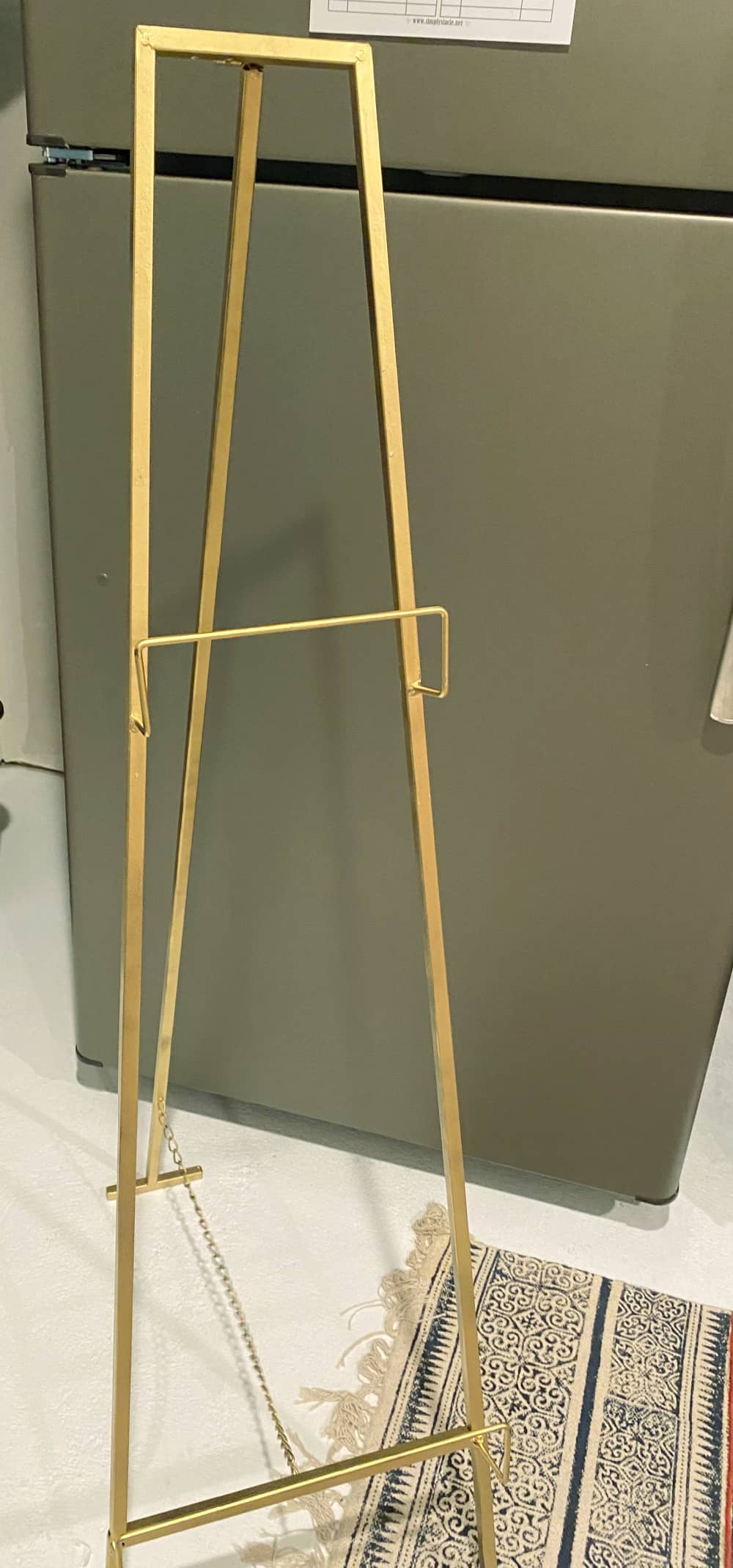 Gold Floor Easel Stand for Wedding Sign Easel Stand for Painting