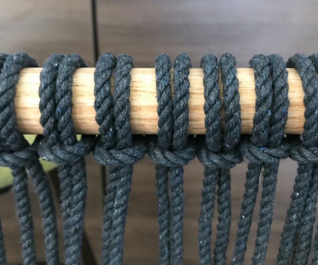 macrame 3-pot planter tutorial - My French Twist