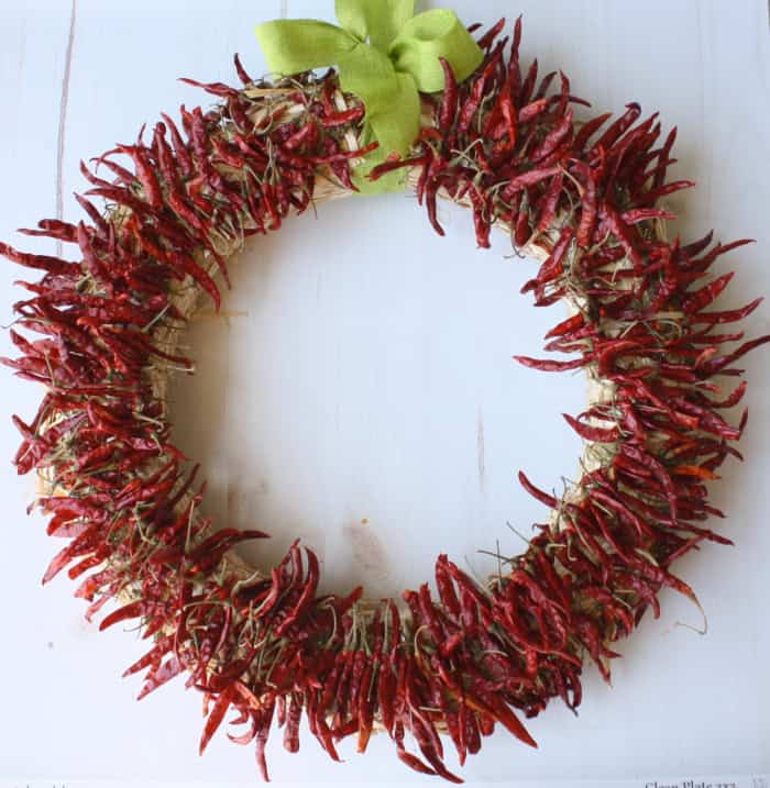 chili pepper wreath - My French Twist