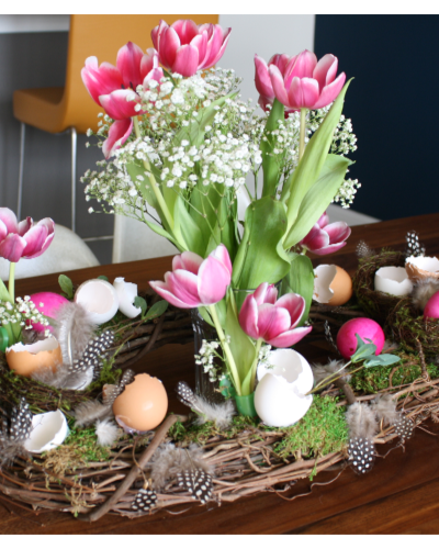 natural easter decor - My French Twist