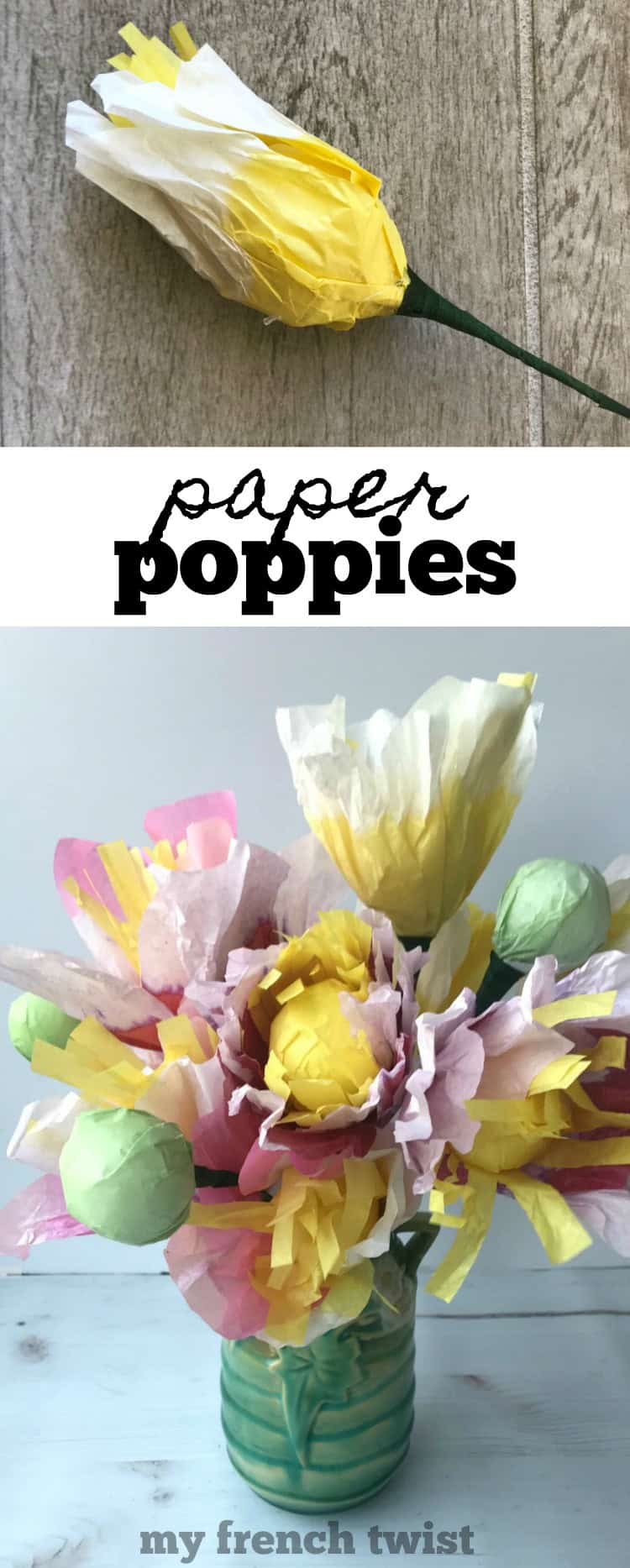 paper poppies - My French Twist