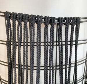 macramé wire basket - My French Twist