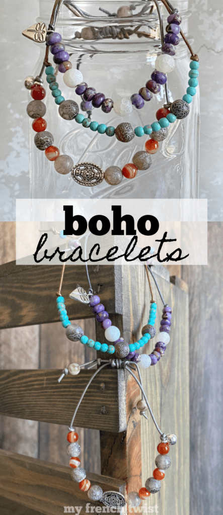 handmade boho bracelets - My French Twist